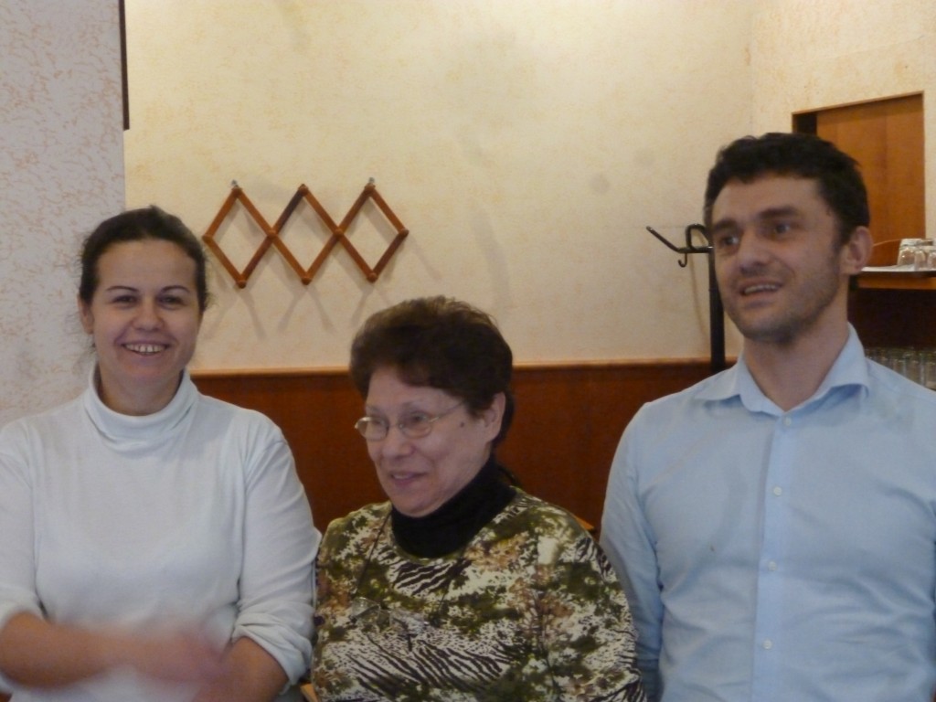 Valbona (right), Vincenzo (left), his mother (centre)