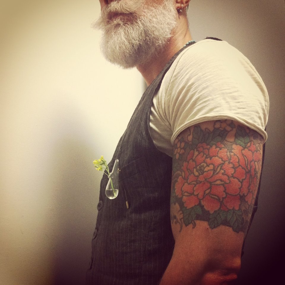 Alessandro Manfredini with Boutonnière