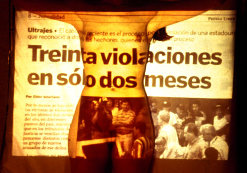 el dolor en un pañuelo, 1999, Marvin Olivares
