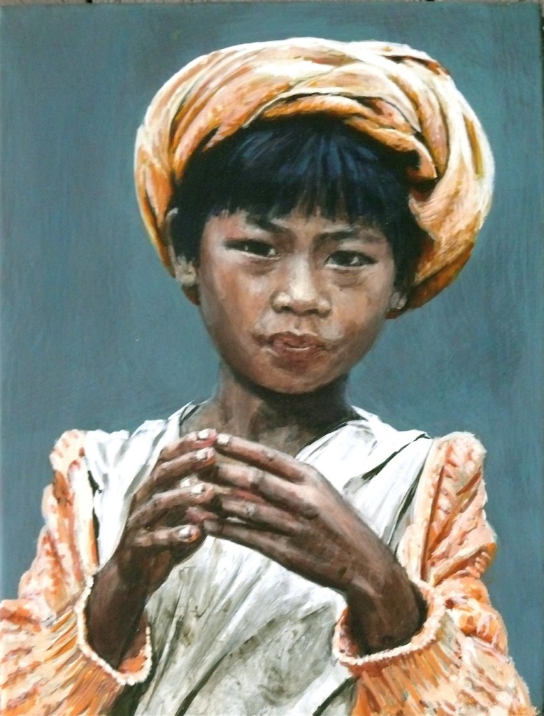 Burmese Boy-Indein Market“, by Lili Nalŏvi, stolen