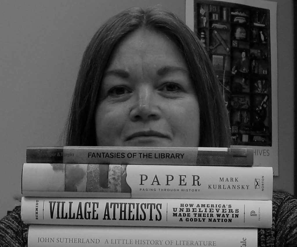 Mary Lijnzaad, librarian at MONA