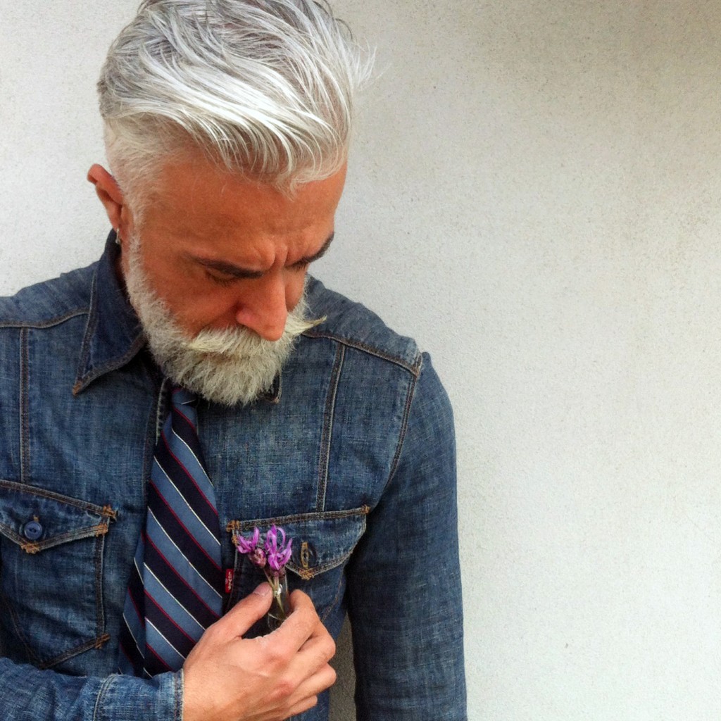 Alessandro Manfredini with Boutonnière