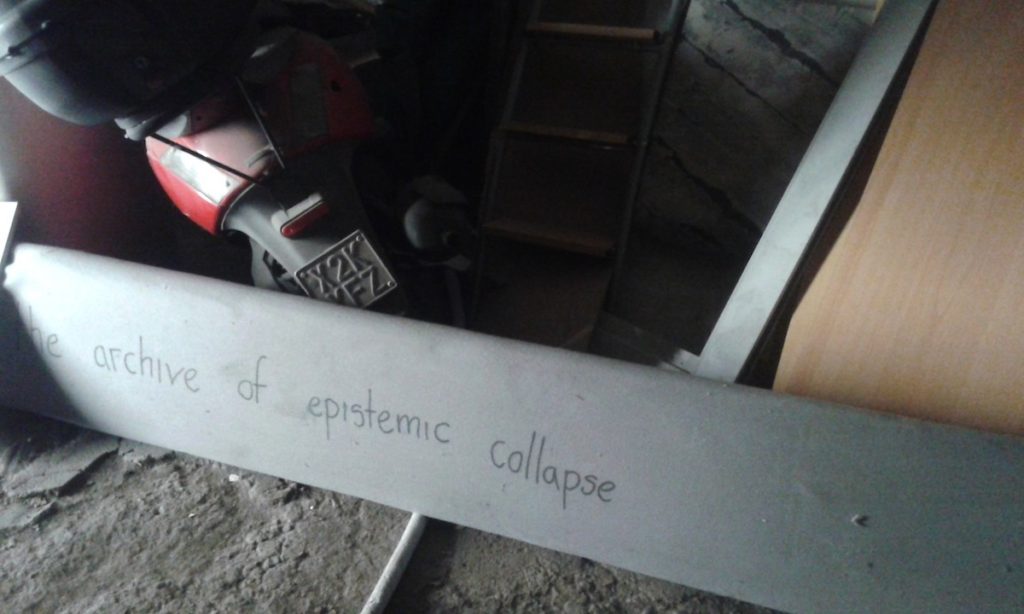 The Archive of epistemic collapse