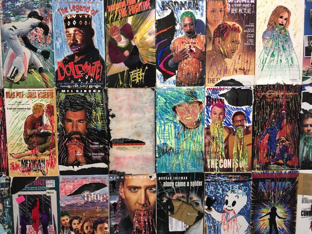 Harmony Korine, VHS Painting, 2010, collection agnès b., Paris Harmony Korine, VHS Painting, 2010, collection agnès b., Paris